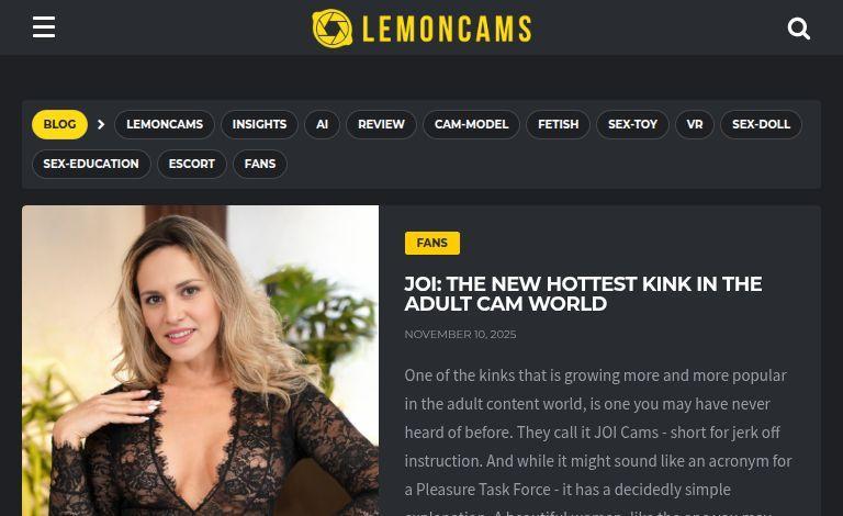Why LemonCams.com/blog Is Your Ultimate Guide to Adult Blogging Success escortpark